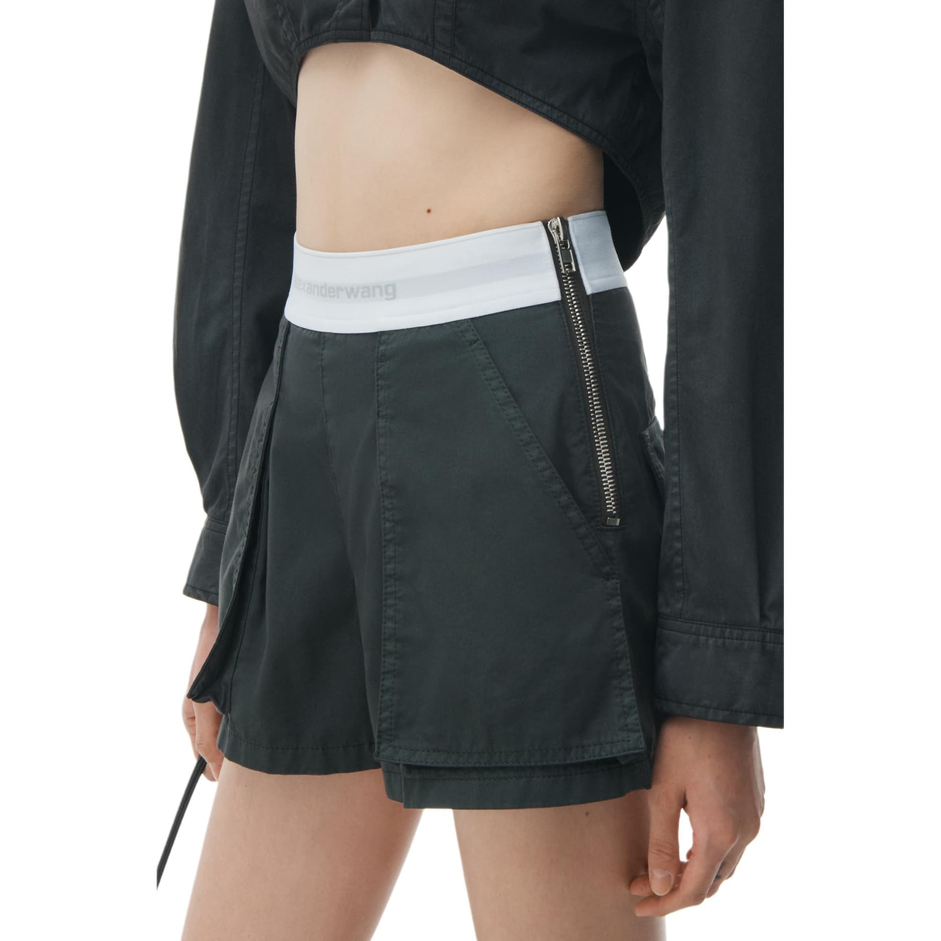 Alexander Wang Карго Шорты Женские Черные - изображение 3