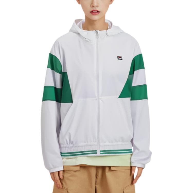 Куртка FILA Нефритовый Белый Женский Куртки - изображение 3