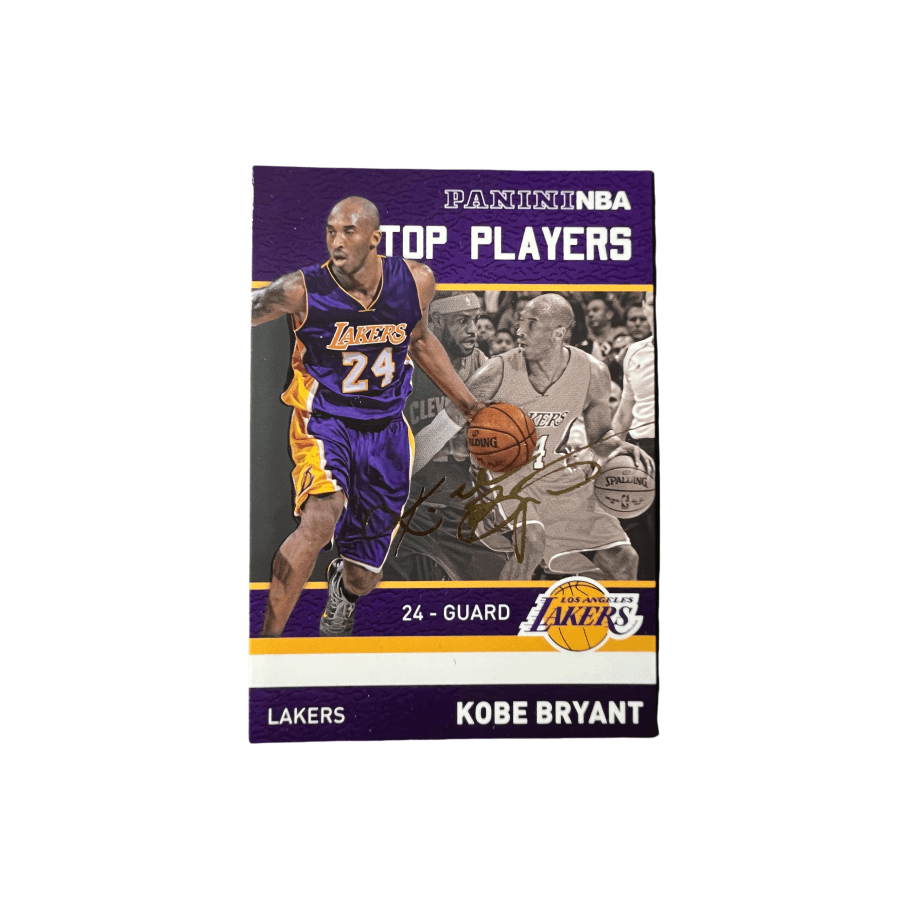 Коллекционные карточки PANINI Los Angeles Lakers Kobe Bryant Черная Мамба Золотая Ручка Подпись Подпись РАРНА Спортивная Картина 1 Упаковка - изображение 3