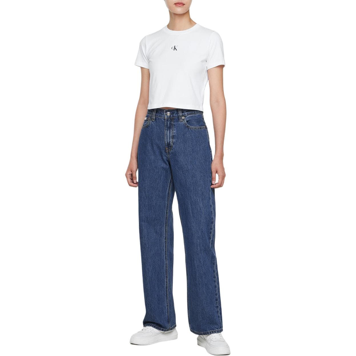 Джинсы Calvin Klein Джинсы Женские Темно-Синие - изображение 4