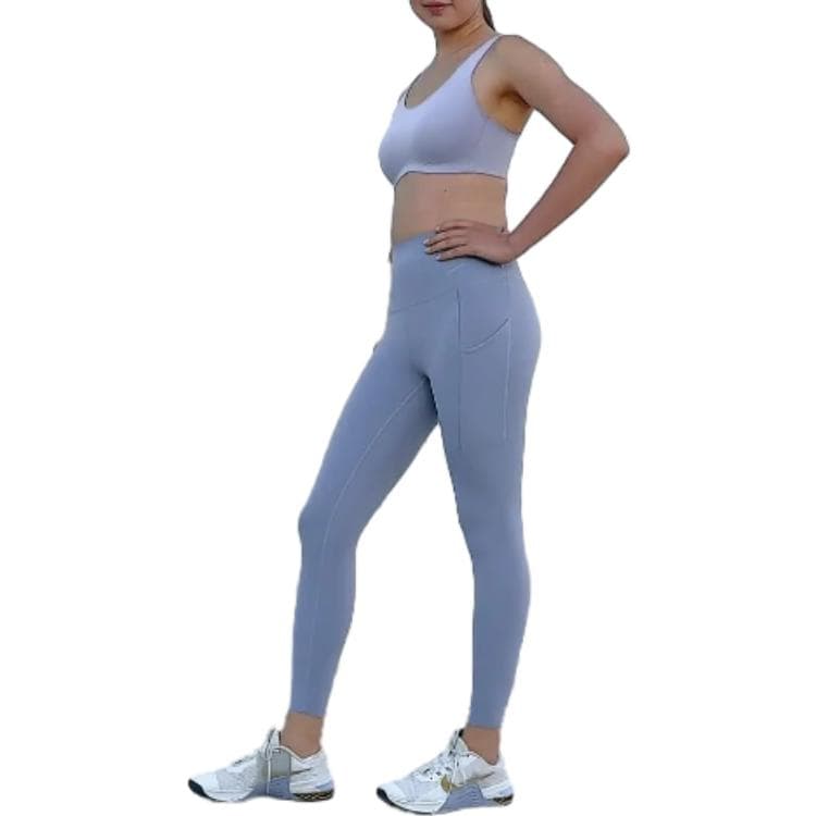 Штаны NIKE Серый Сланцевый Синий Женские Спортивные Брюки - изображение 3