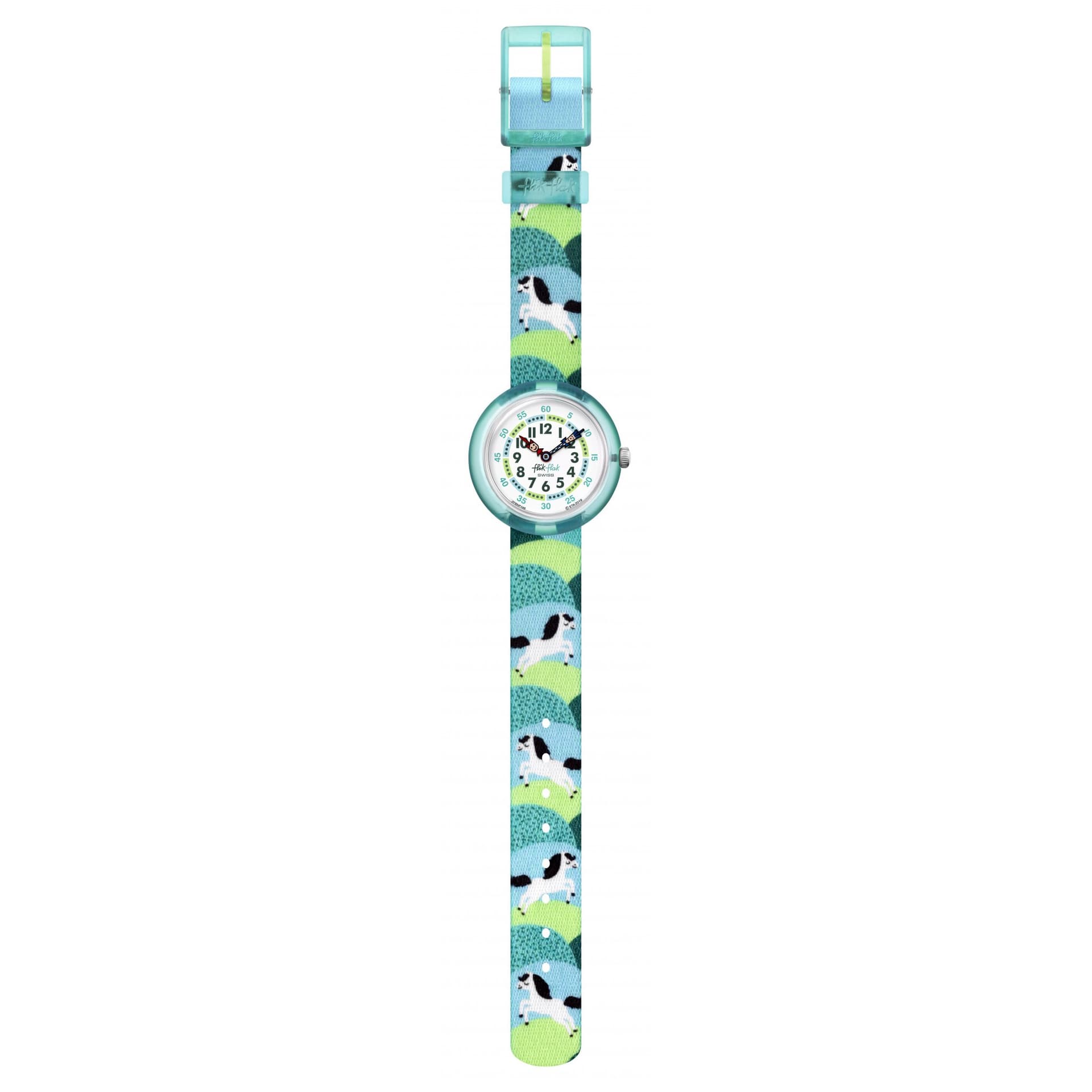 Часы SWATCH Flik Flak Кварцевый механизм 30 м водонепроницаемость детские часы 32 мм белый циферблат пластиковый корпус - изображение 2