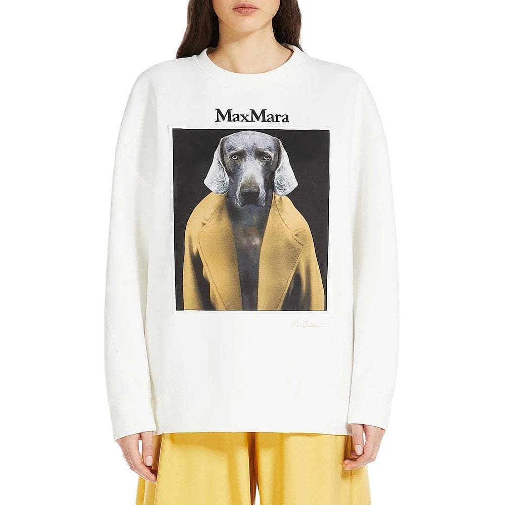 Худи MaxMara Толстовка женская белая - изображение 2