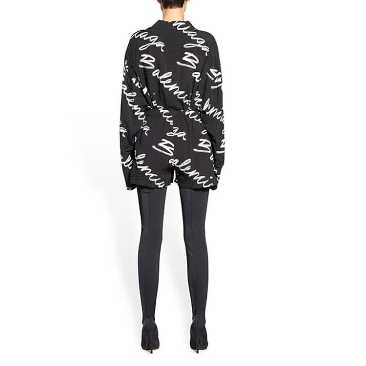 Шорты Balenciaga FW22 Logo Shorts - изображение 9