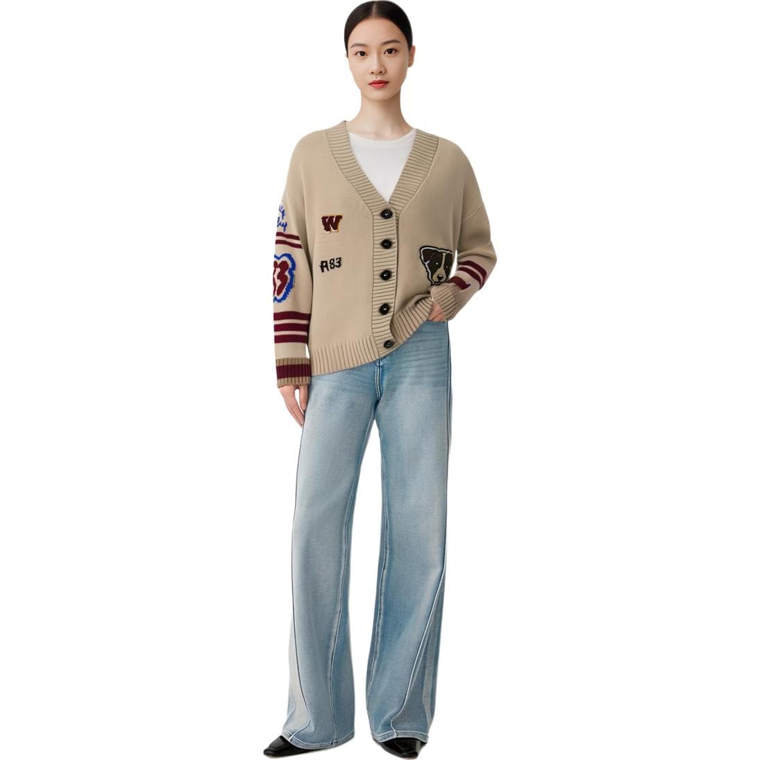 Кофта WEEKEND MaxMara Бежевый Женские Трикотаж - изображение 5