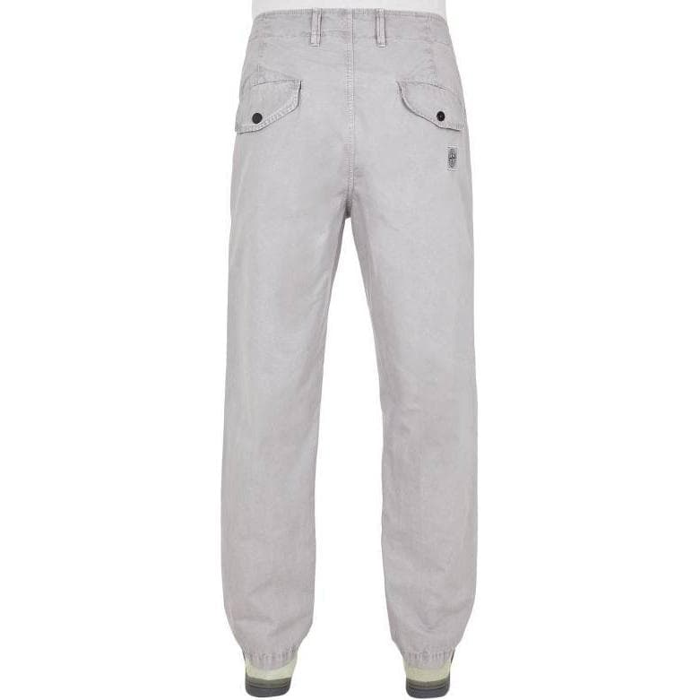 Штаны STONE ISLAND Повседневные брюки Мужские Светло-серые - изображение 2
