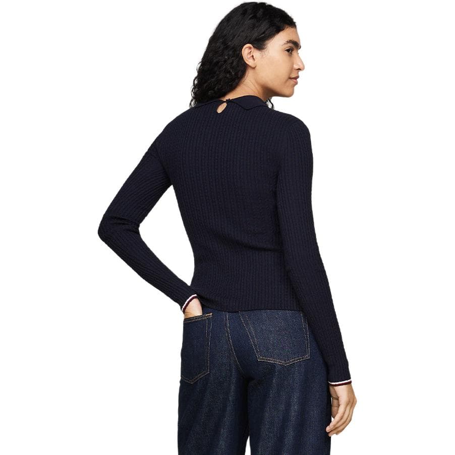 Кофта Tommy Hilfiger Трикотаж Женский Темно-Синий - изображение 3