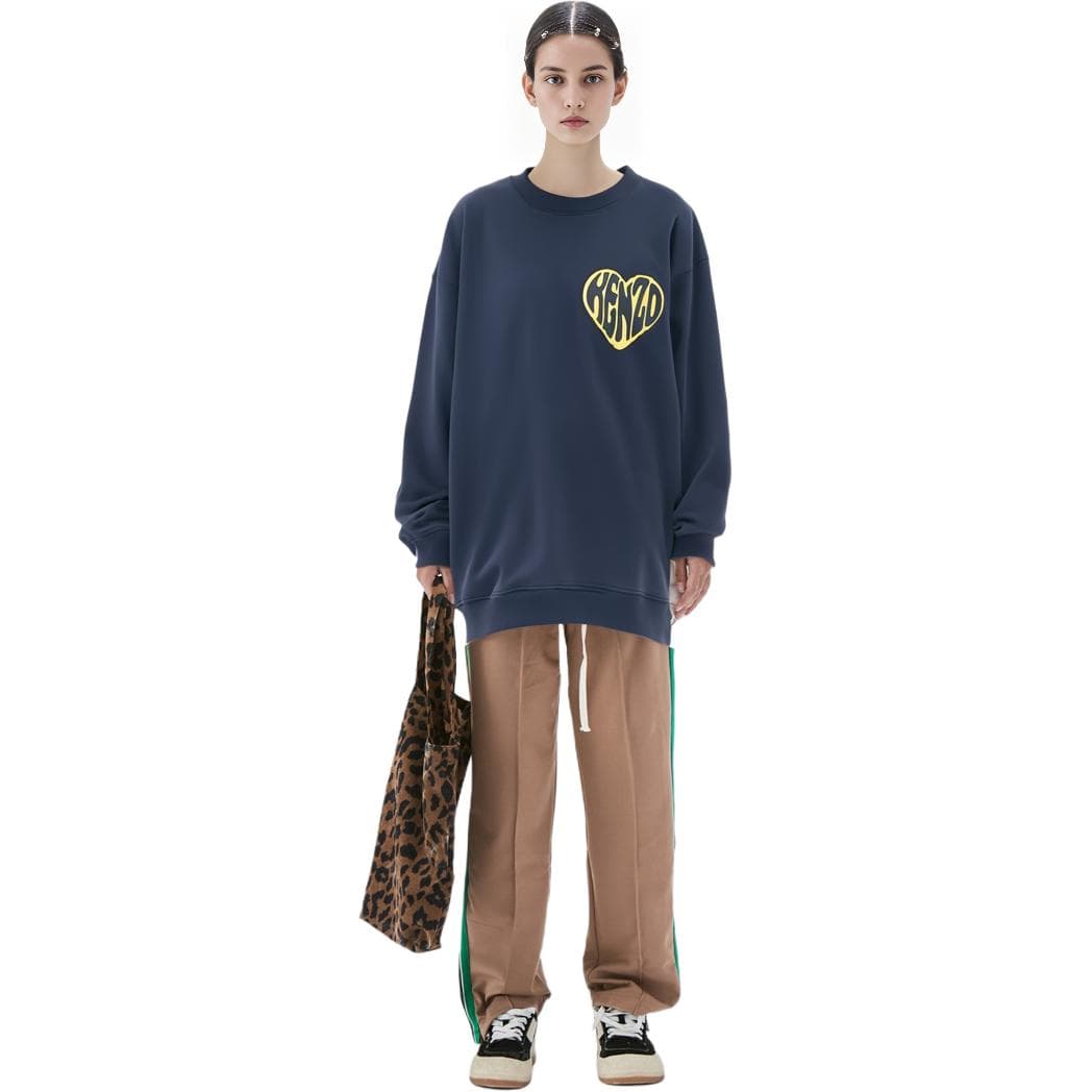 Худи KENZO Синий Женские Толстовка - изображение 3