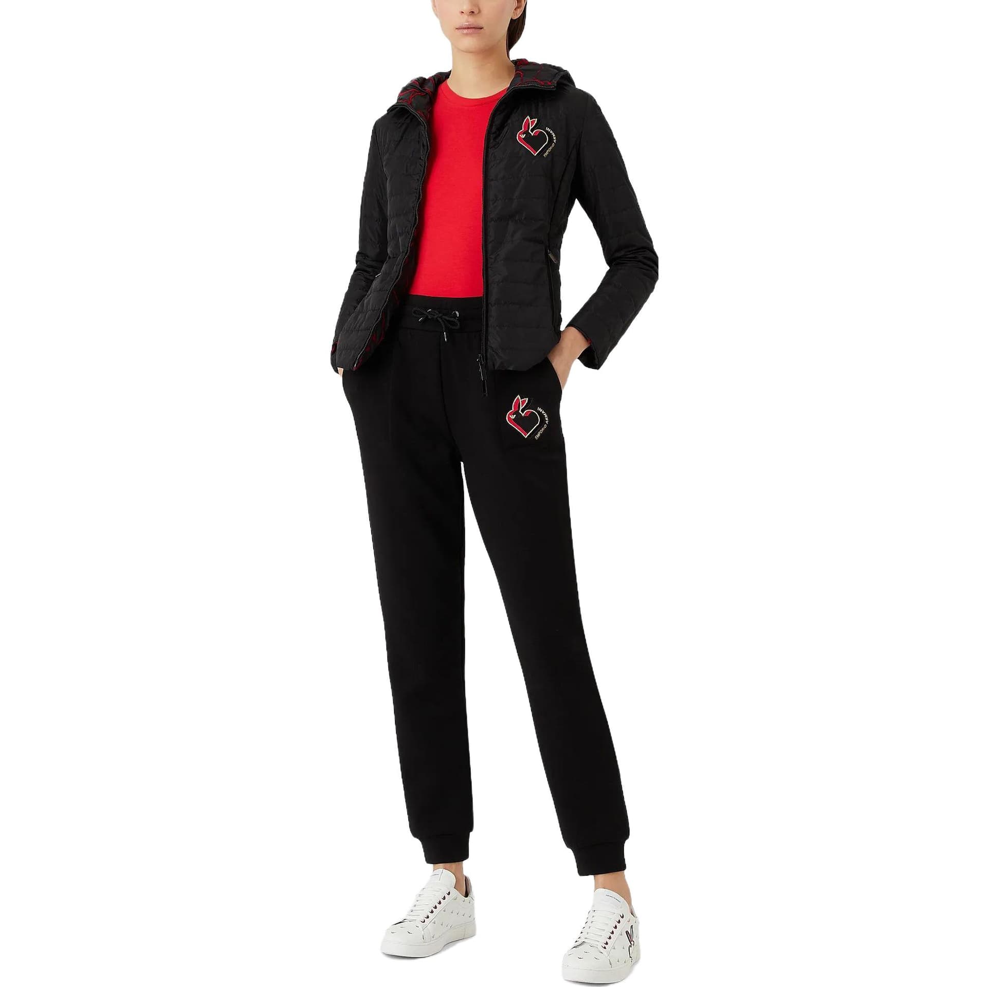 Футболка EMPORIO ARMANI Красные Женские Футболки - изображение 2