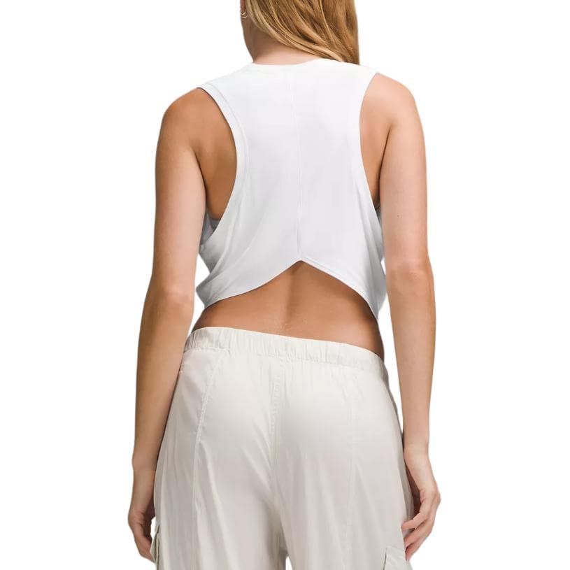 Майка Lululemon CrewneckCropped Collection Майка Женская Костяной Белый - изображение 11