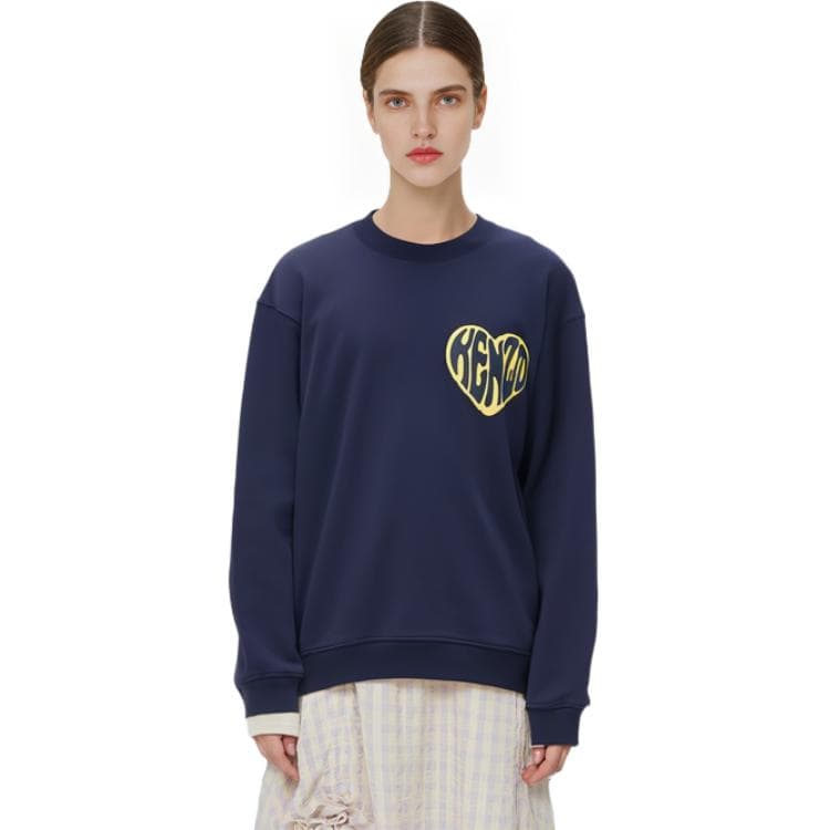 Худи KENZO Синий Женские Толстовка - изображение 6