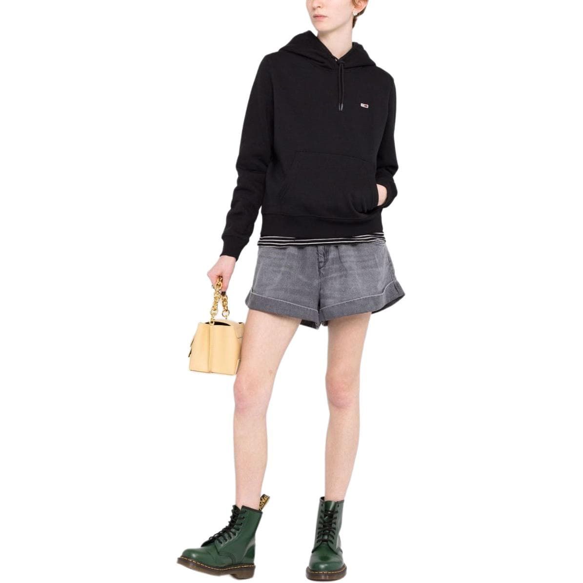 Худи Tommy Hilfiger Толстовка женская черная - изображение 2