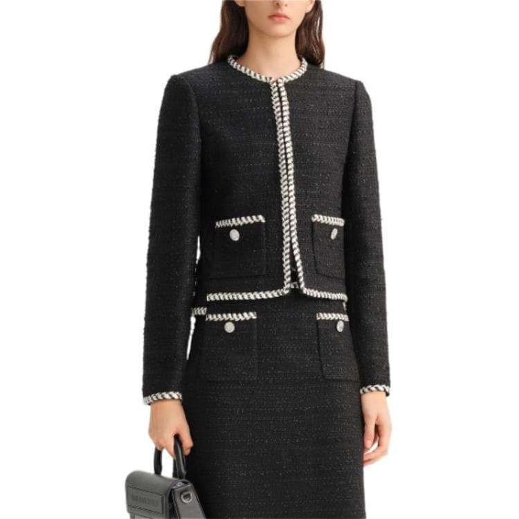 Куртка KARL LAGERFELD Куртки Пальто Женские Черный - изображение 2