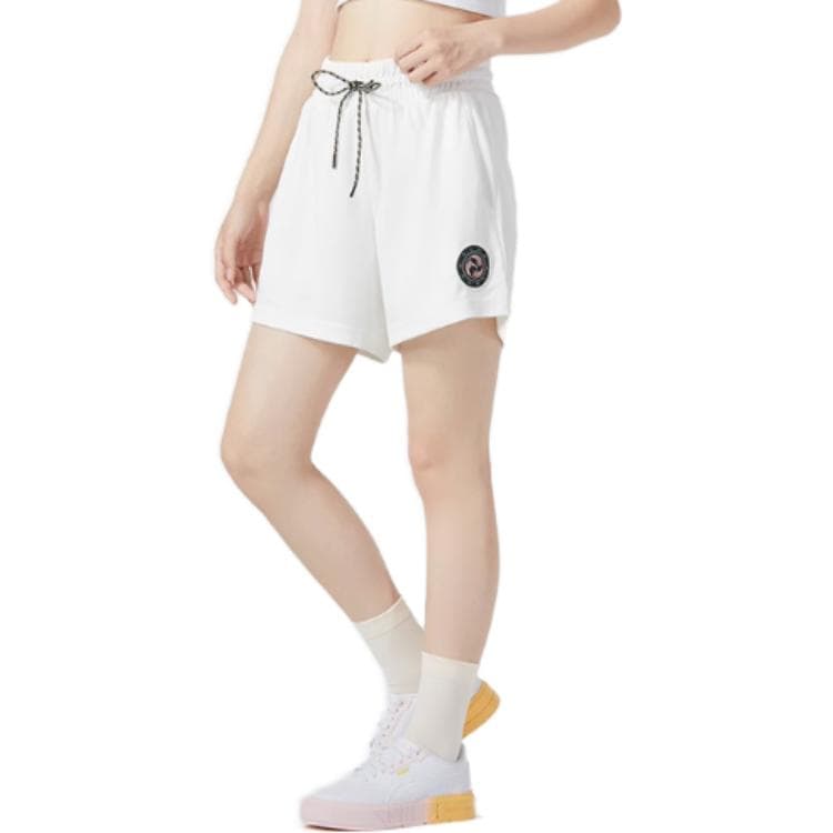 PUMA Белые Женские Спортивные Шорты - изображение 3