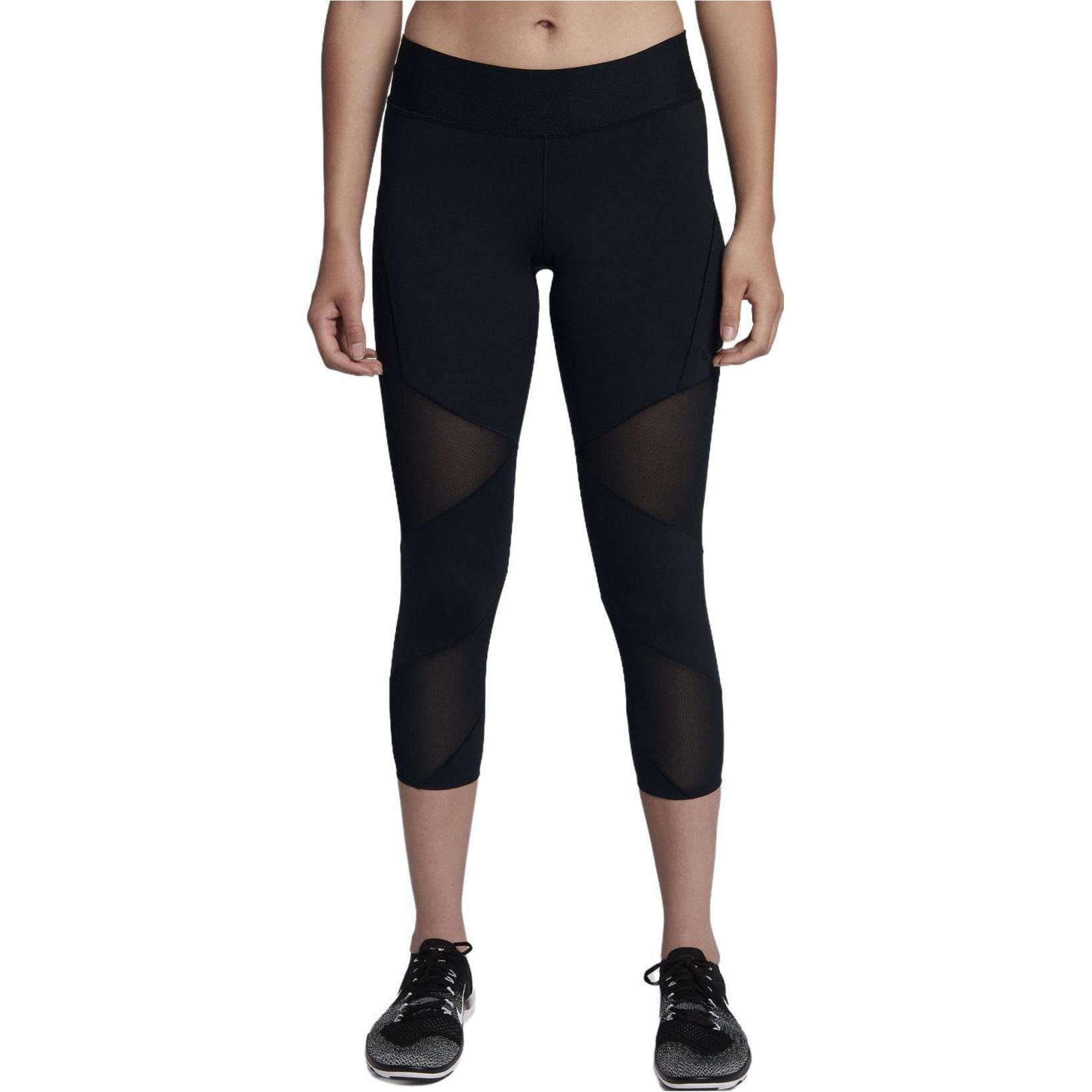 Штаны Nike Fly Lux High Waist Capri Pants Black - изображение 5