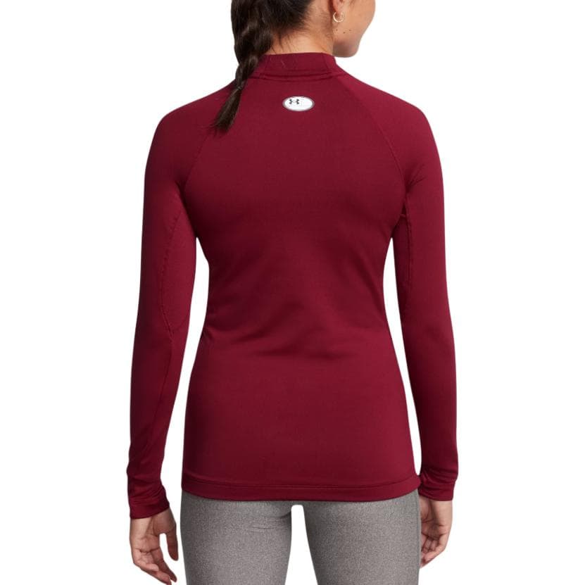Футболка Under Armour ColdGear Реглан T-Shirt Женская Темно-Красная - изображение 4