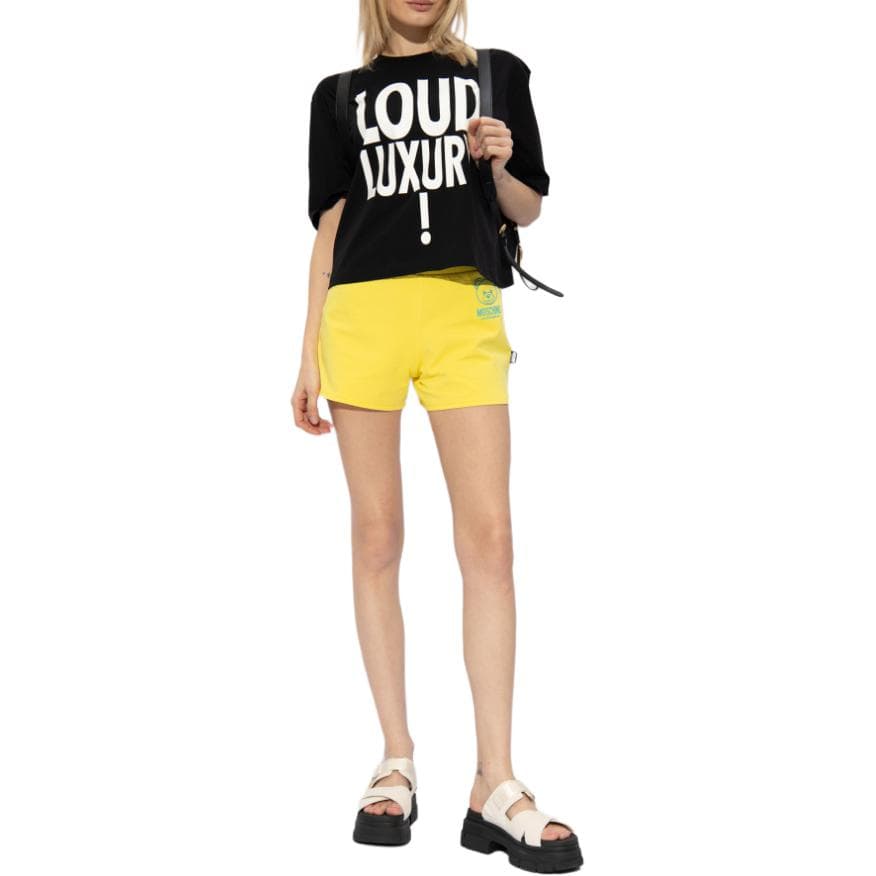 Футболка MOSCHINO Черные Женские Футболки - изображение 2