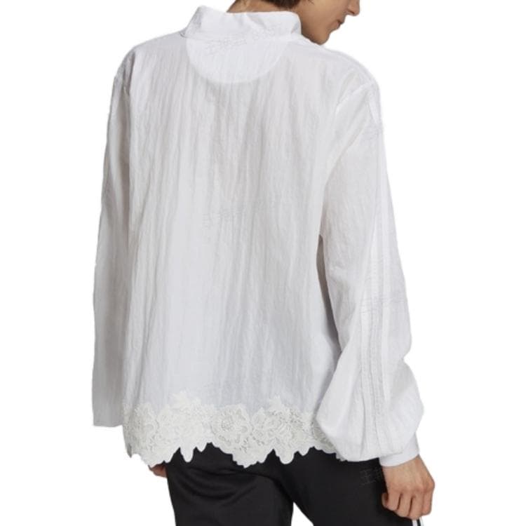 Блузка Adidas Originals Рубашка Женская Белая - изображение 3