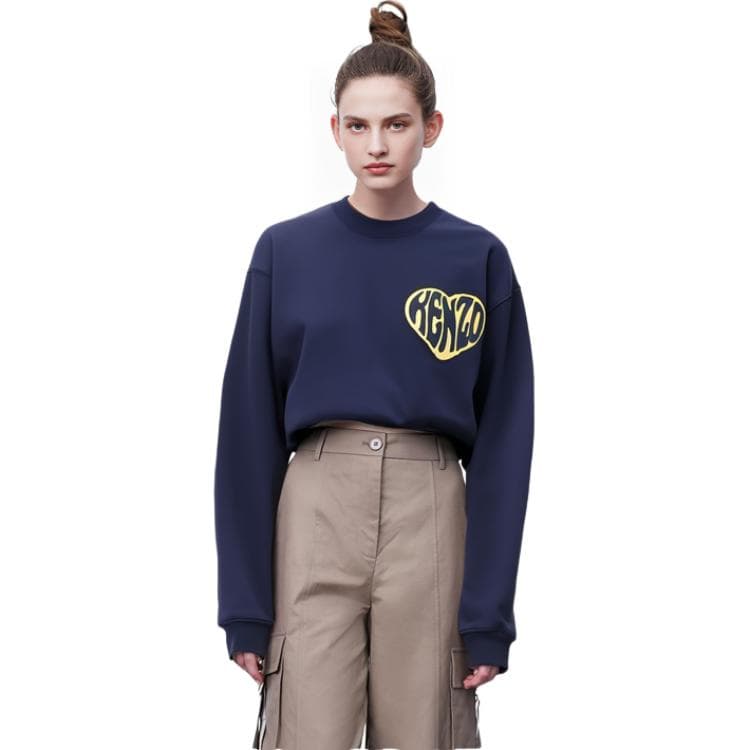 Худи KENZO Синий Женские Толстовка - изображение 8
