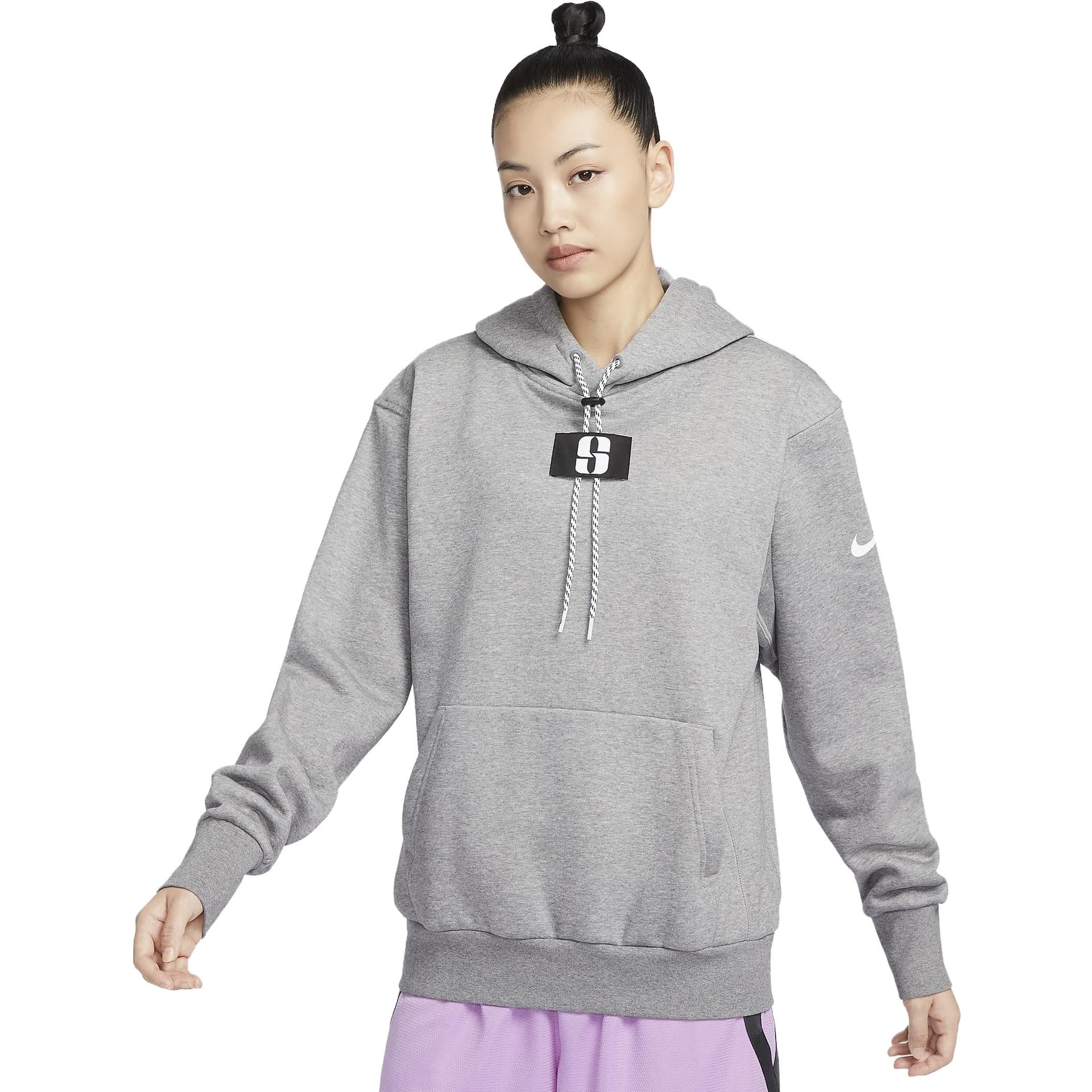 Кофта Nike Серые Женские Свитшоты - изображение 6