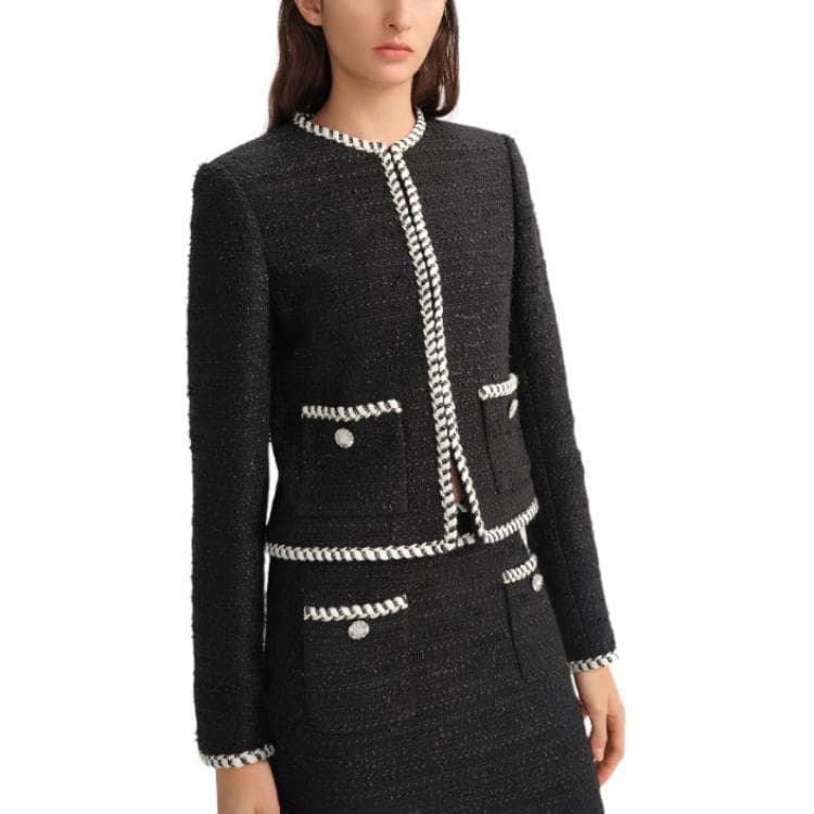 Куртка KARL LAGERFELD Куртки Пальто Женские Черный - изображение 6