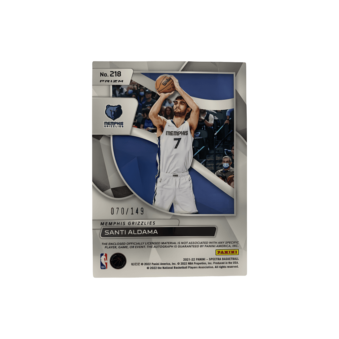 Коллекционные карточки PANINI 2021-22 RJA 149 - изображение 3