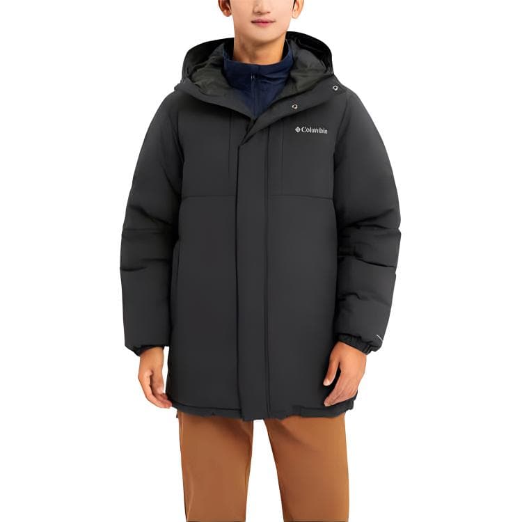 Зимняя куртка Columbia City Outdoor Collection Мужской пуховик черного цвета - изображение 3