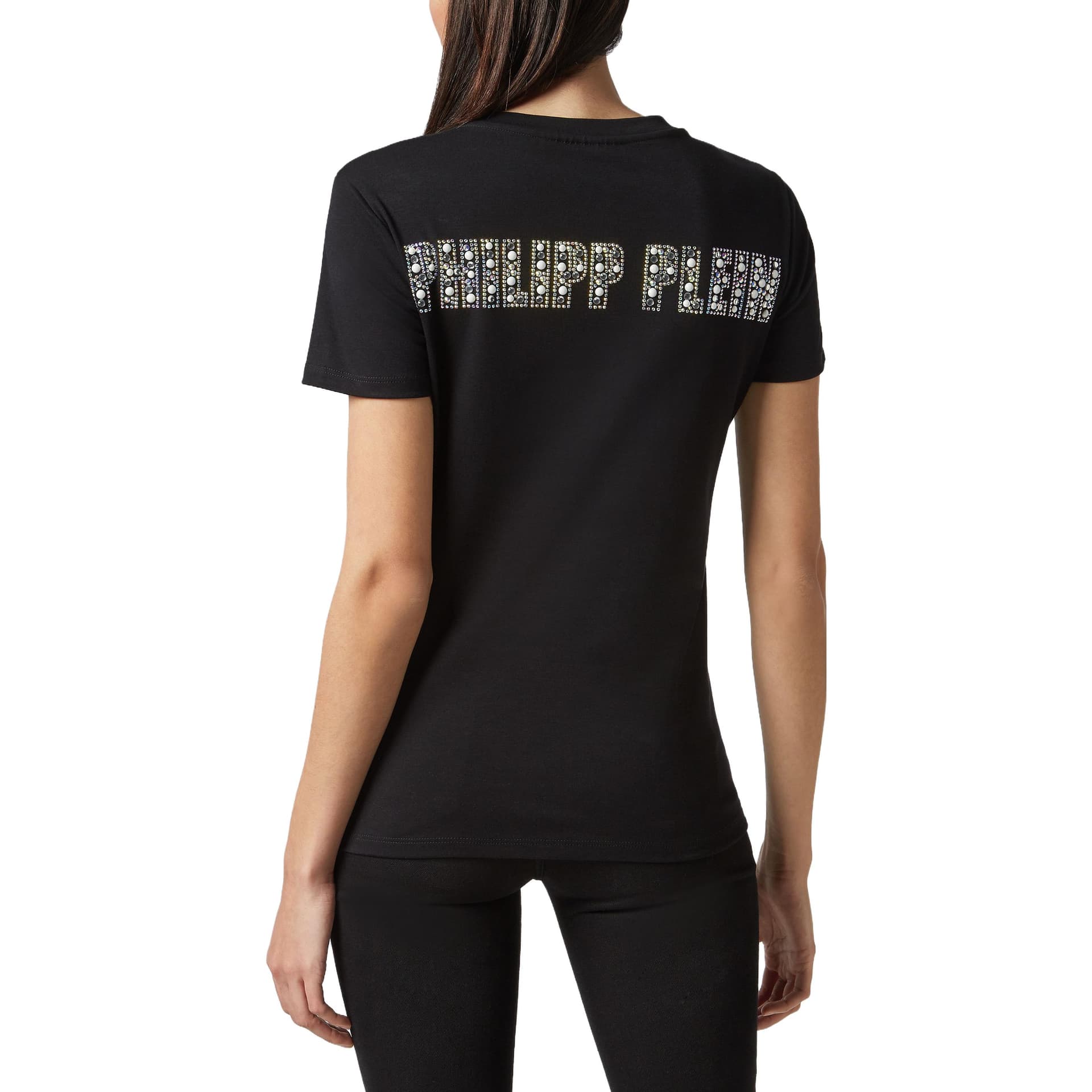 Футболка PHILIPP PLEIN T-Shirt Round Neck Ss Skull T - изображение 4