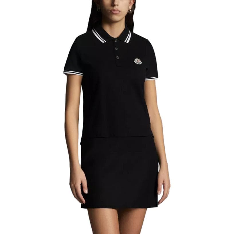 Moncler FW23 Logo Patch Polo Shirt LogoPoloPolo - изображение 3