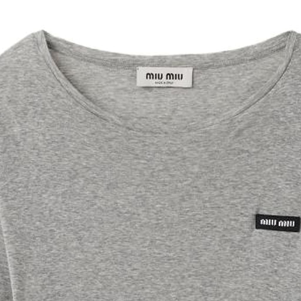 Платье Miu Miu FW23 Logo Dress - изображение 2