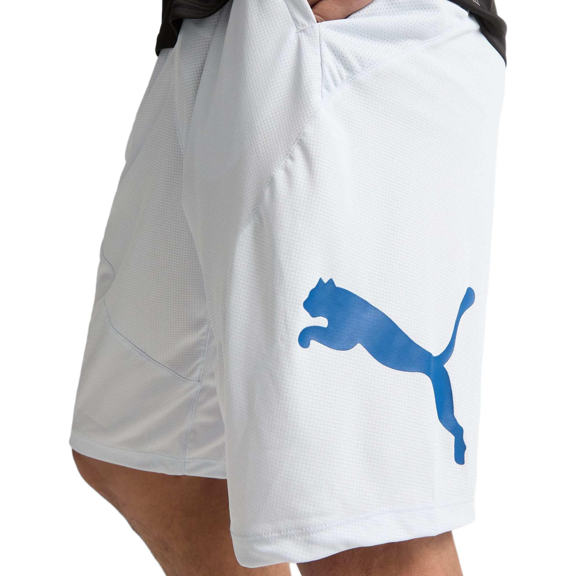 Шорты PUMA Cat Training Shorts Silver Mist Cobalt - изображение 5