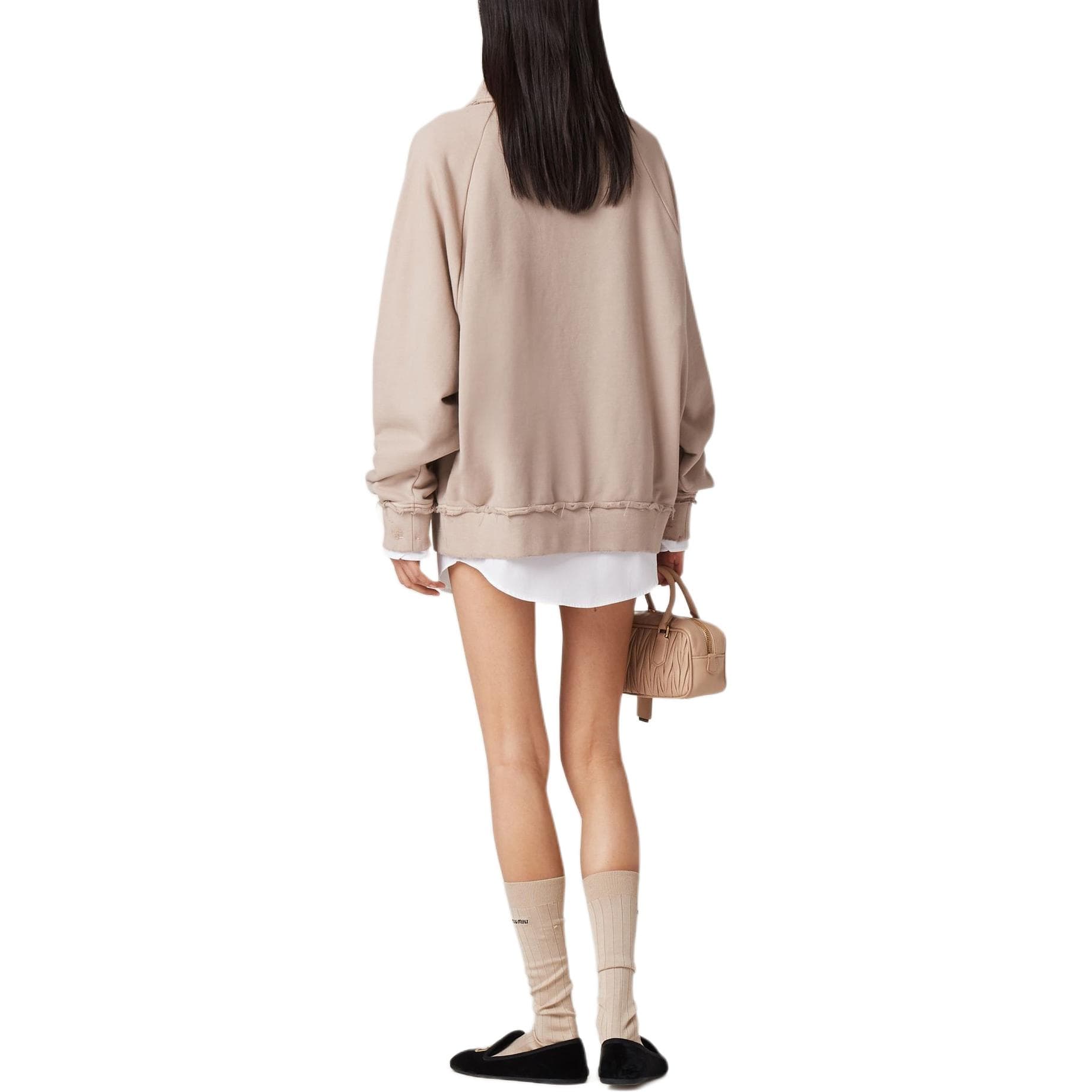 Худи MIU MIU SS24 Logo - изображение 5