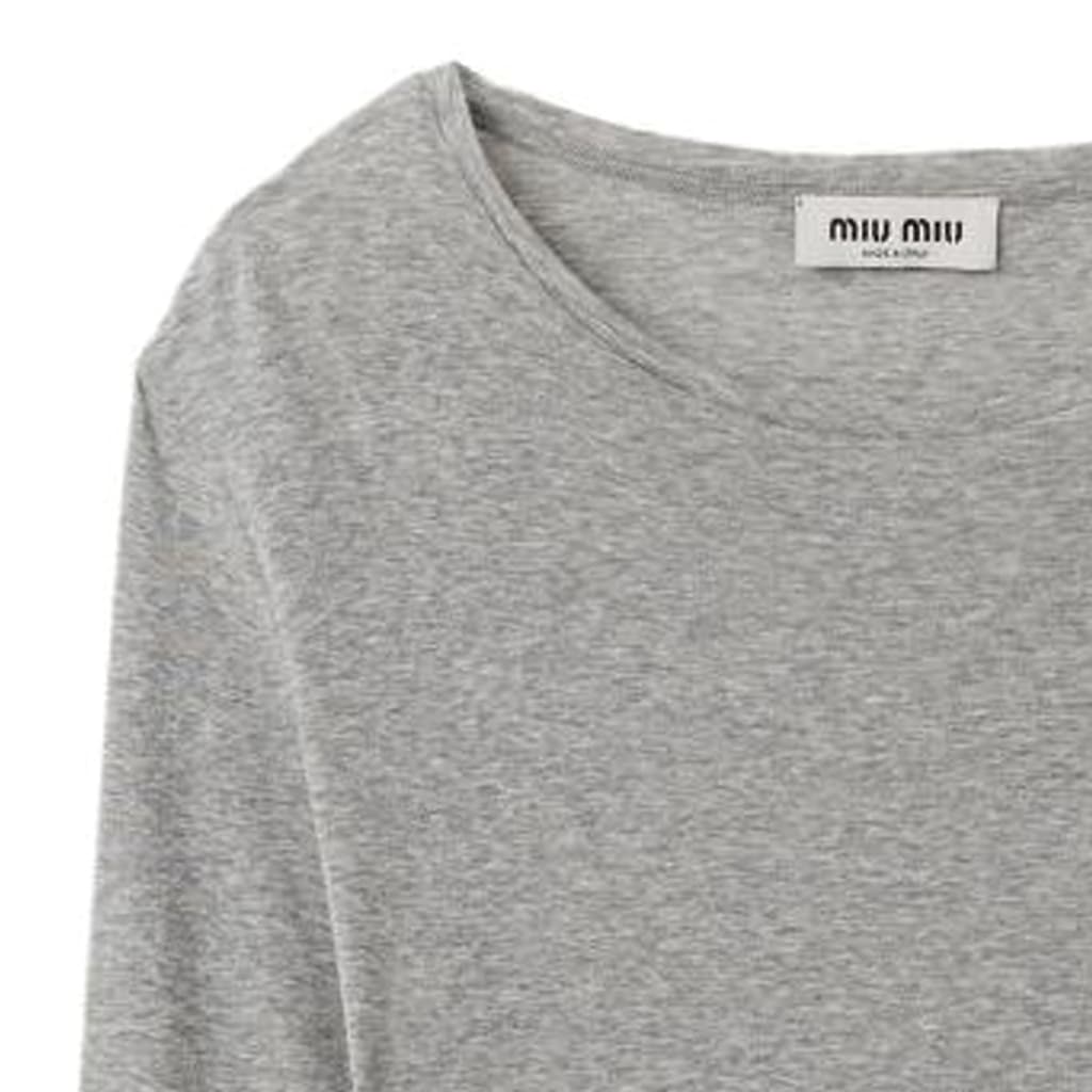 Платье Miu Miu FW23 Logo Dress - изображение 3