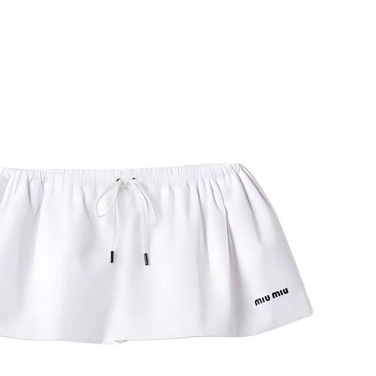 Юбка MIU MIU SS24 Logo - изображение 3