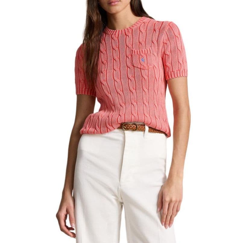 Кофта Polo Ralph Lauren SS24 Трикотаж Стандартный размер Женские Розовый - изображение 4