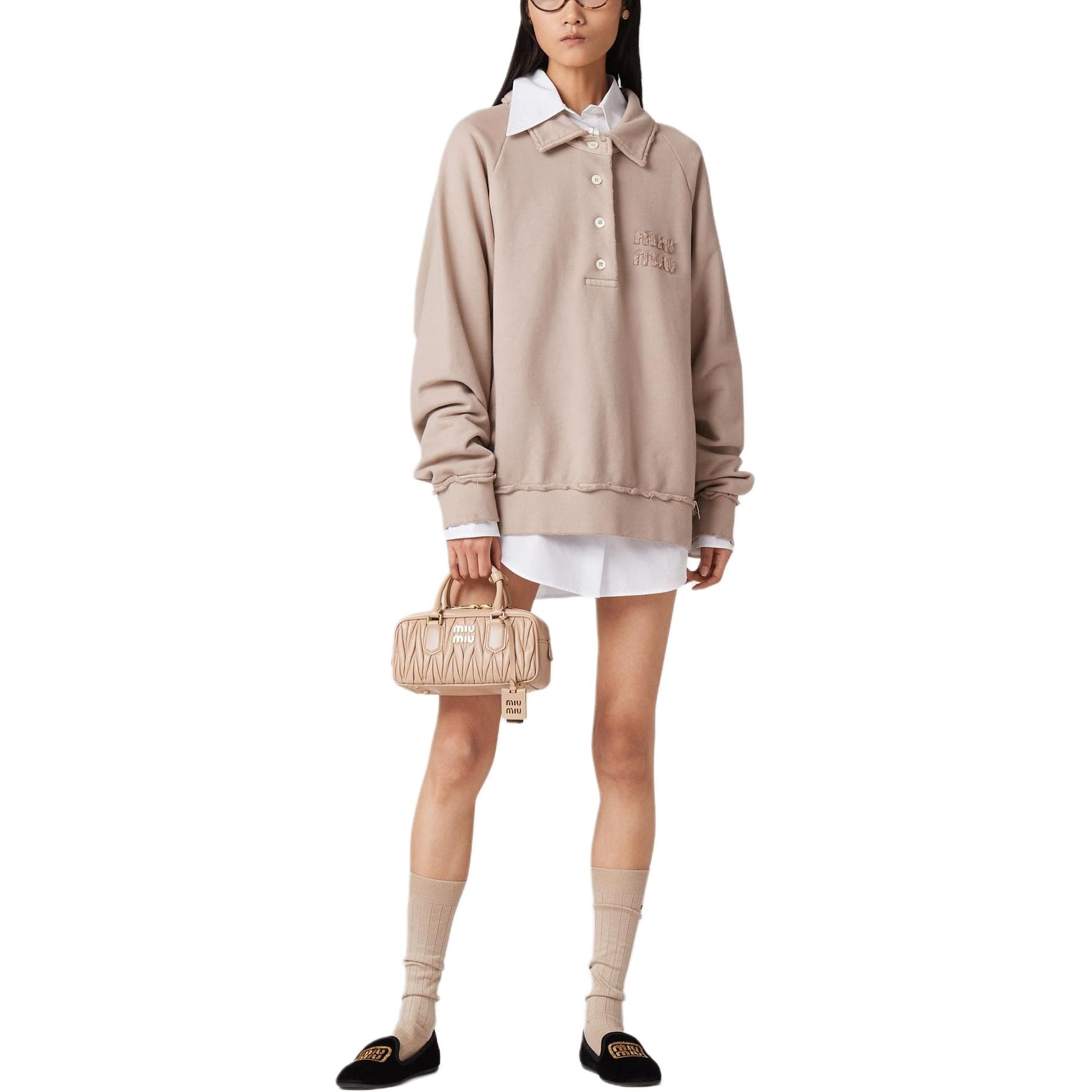 Худи MIU MIU SS24 Logo - изображение 4