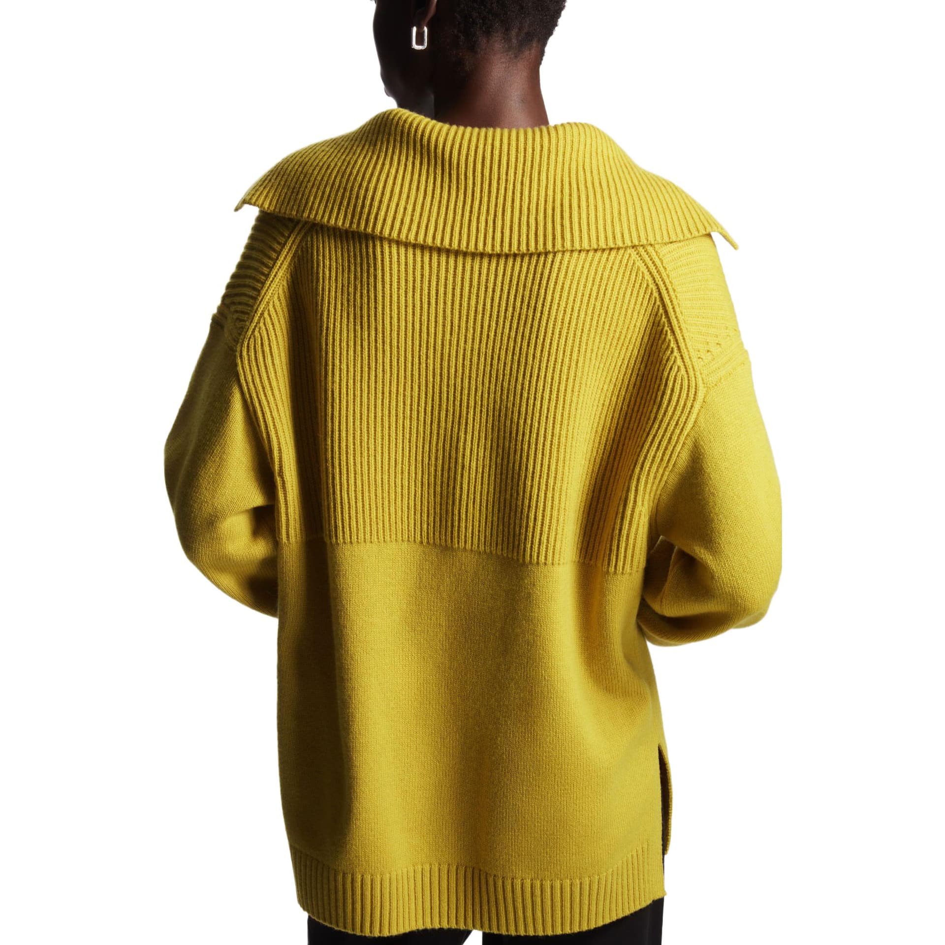 Кардиган COS Свитер Женский Имбирно-Желтый - изображение 4