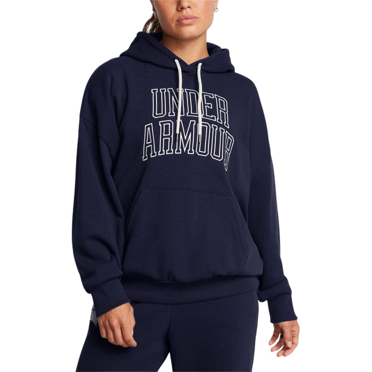 Худи Under Armour Тяжелый Махровый Свободная Толстовка Женское - изображение 4