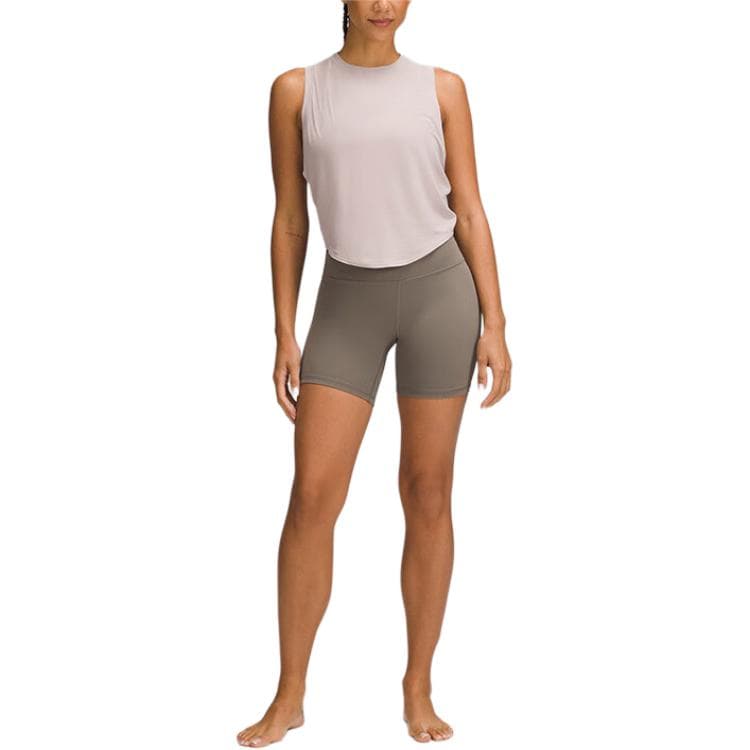 Майка Lululemon CrewneckCropped Collection Майка Женская Костяной Белый - изображение 17