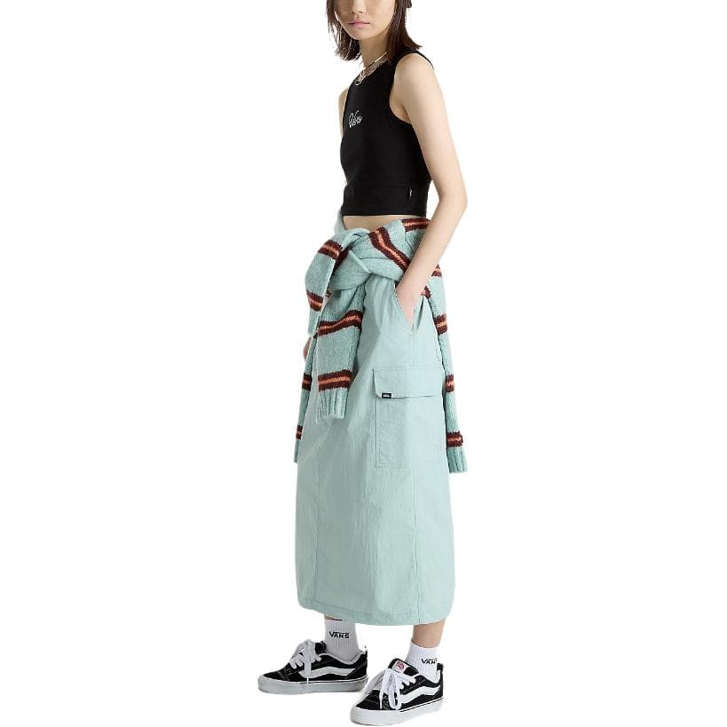 Майка Vans SMALL STAPLE FITTED CROP TANK - изображение 5