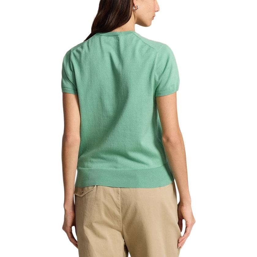 Кофта Polo Ralph Lauren FW24 Трикотаж Свободный покрой Женские Светло-зеленый - изображение 3