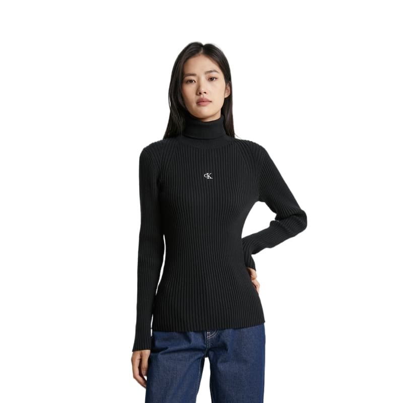 Кофта Calvin Klein Трикотаж Женский Космический Черный - изображение 3
