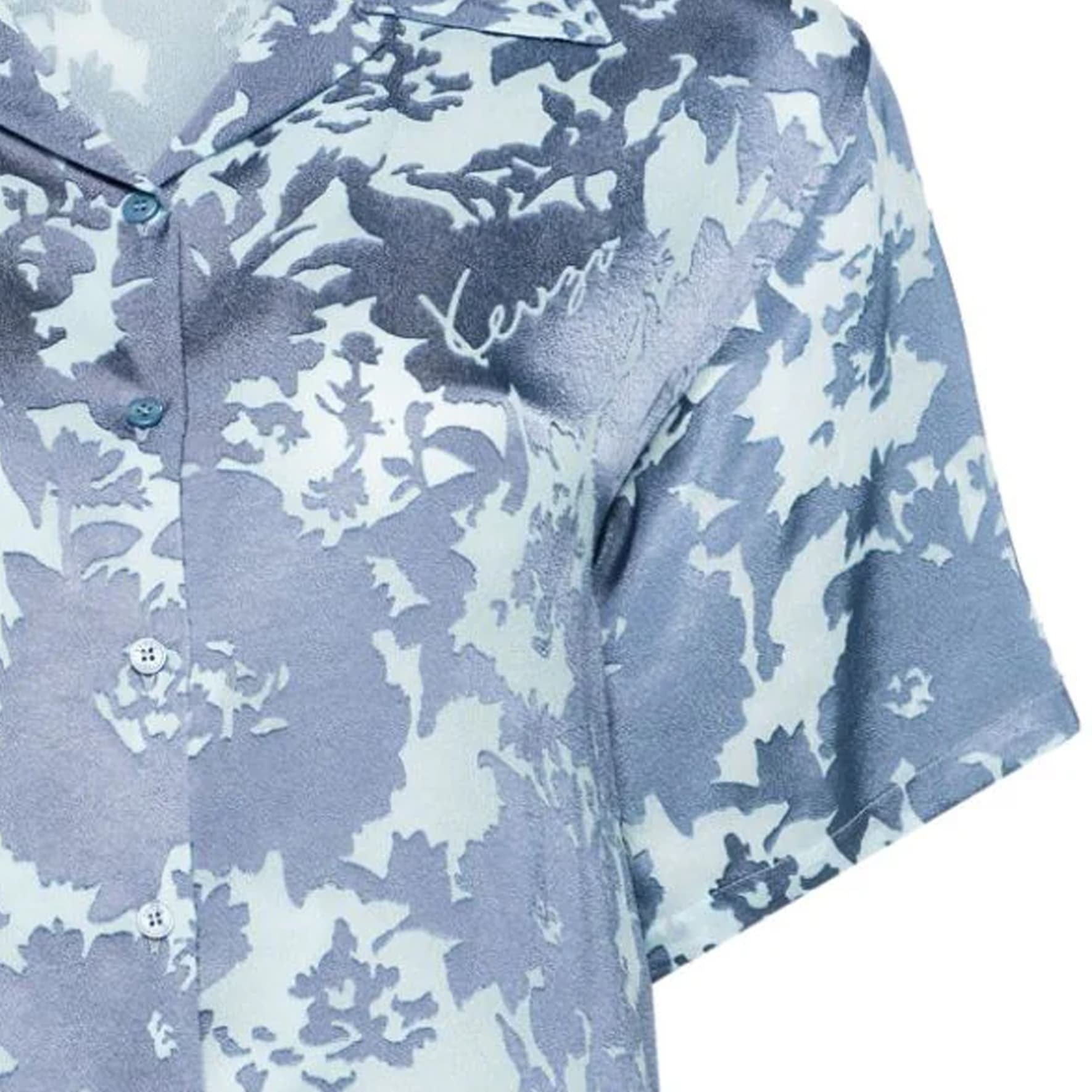 Блузка KENZO SS24 Рубашка Женская Protégé Blue - изображение 5
