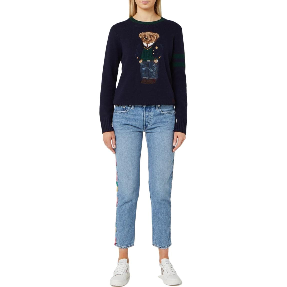 Кардиган Polo Ralph Lauren Polo Bear Свитер Стандартный размер Женские Морской синий - изображение 2