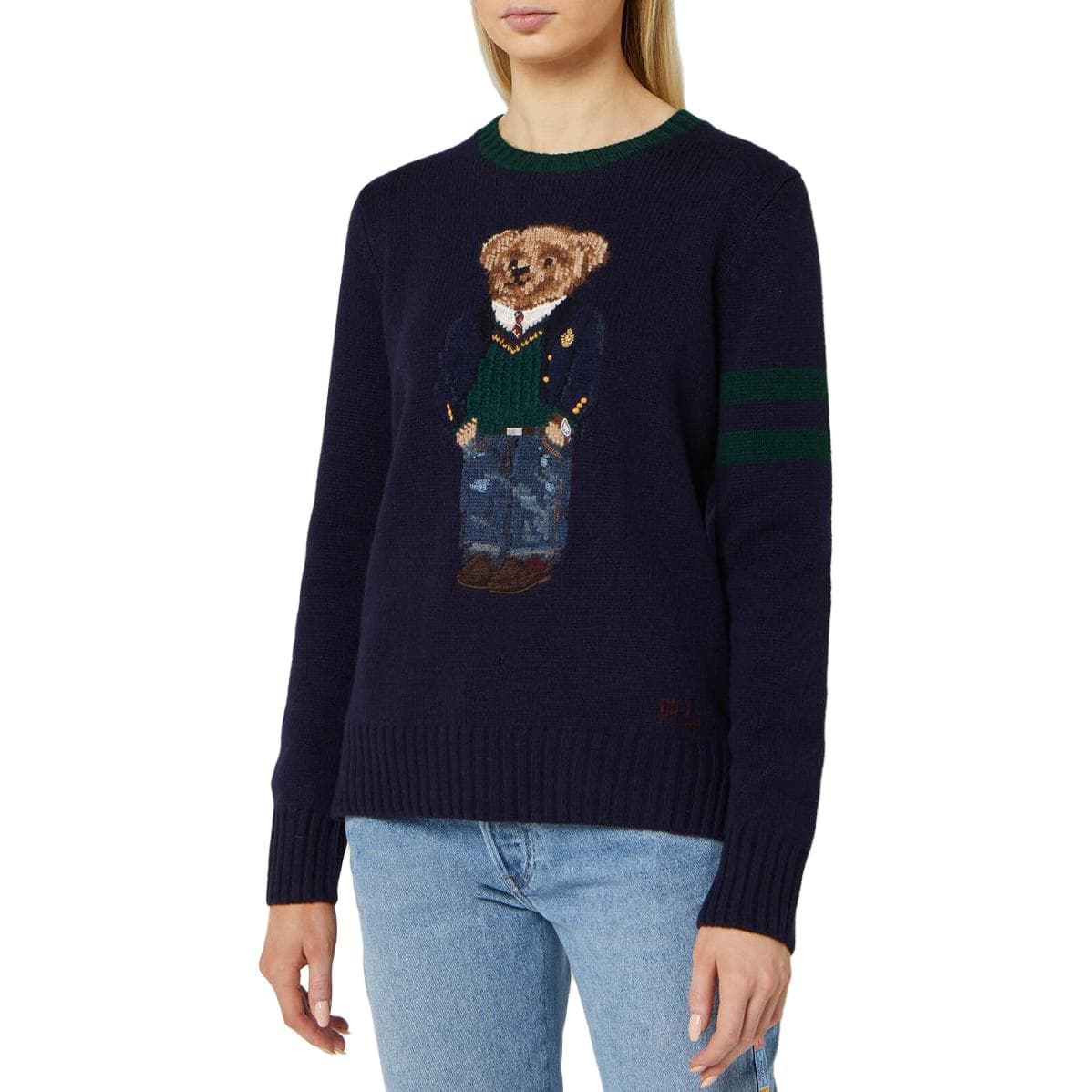 Кардиган Polo Ralph Lauren Polo Bear Свитер Стандартный размер Женские Морской синий - изображение 6