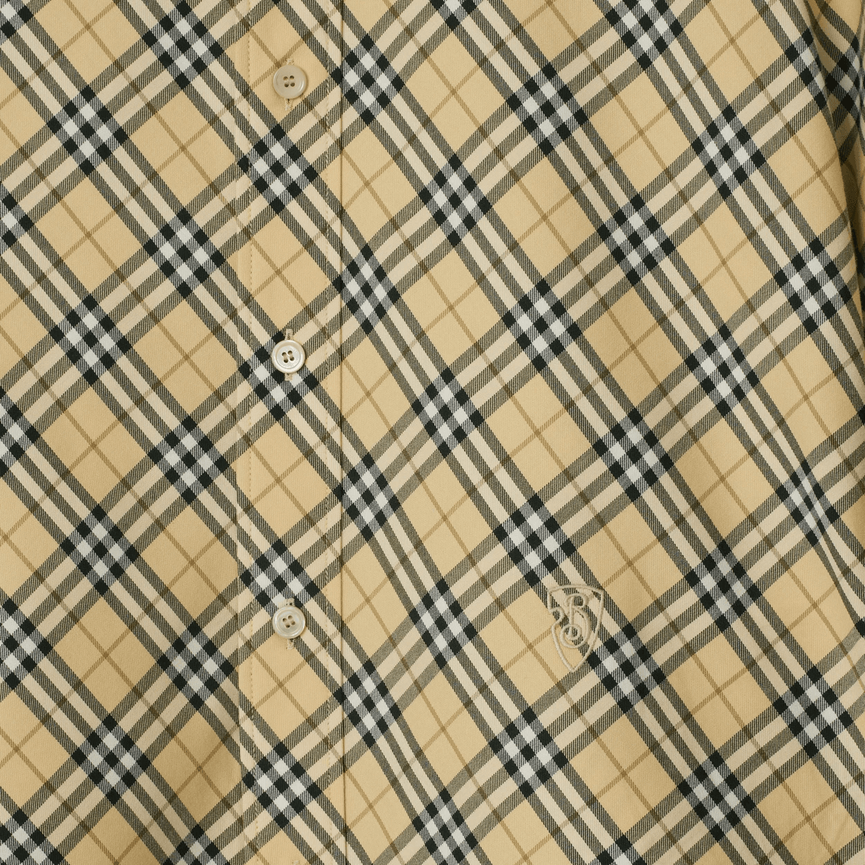 Блузка Burberry FW24 Рубашка Женская Бежевая Желтая - изображение 7