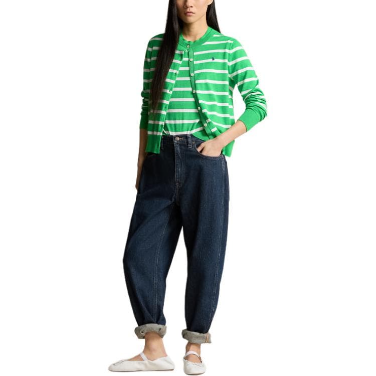 Кардиган Polo Ralph Lauren Striped Short Sleeve Sweater - изображение 3