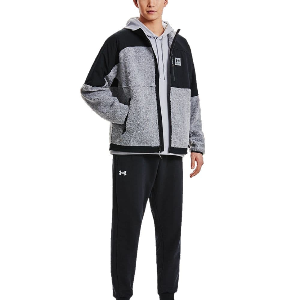 Куртка Under Armour MissionSwacket UA Boucle Куртки и Пальто Мужской Стальной - изображение 3