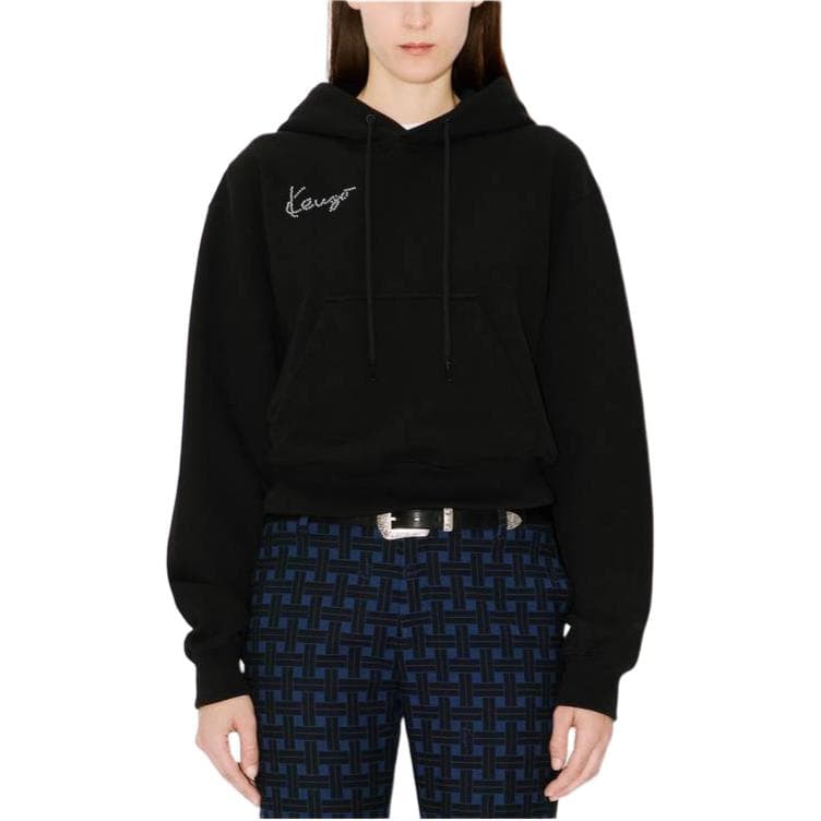 Худи KENZO SS24 Толстовка Женское Черное - изображение 4