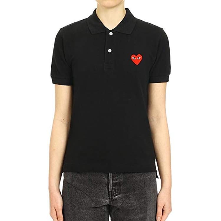 CDG Play Polo Shirt Black - изображение 3